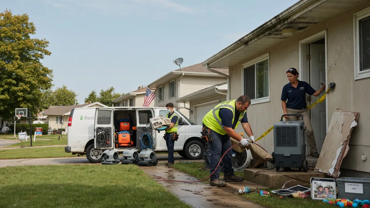 Water Damage Restoration in Hustisford, WI near me